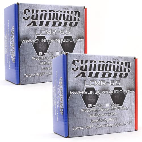 Pair of Sundown Audio Pro Audio 100W RMS Ohm