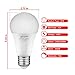 GEZEE 15Watt (100W-120W Equivalent) A21 Dimmable LED Light Bulb,1200 Lumens, Warm White(3000K), E26 Base,UL-Listed(3-Pack)