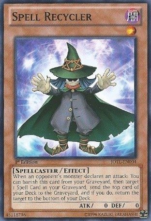 Yu-Gi-Oh! - Spell Recycler (JOTL-EN004) - Judgment of the Light - Unlimited Edition - Common
