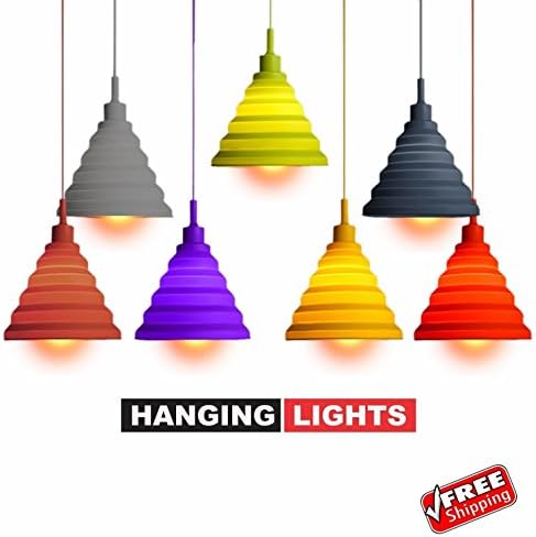 New Vintage Retro Light Shade Hanging Pendant Rustic Ceiling Lamp Café Restaurant Bedroom Living Room Hanging Pendant Lights (Blue)