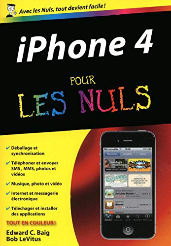 IPhone 4 pour les nuls (French Edition) by (Mass Market Paperback)