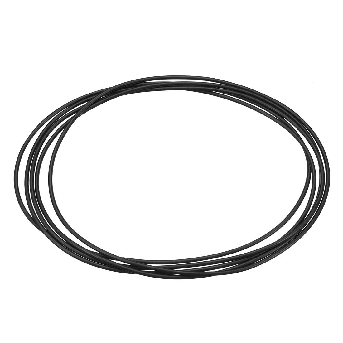 TA-VIGOR 5Pcs Nitrile Rubber O-Rings, 170mm OD 163.8mm ID 3.1mm Width Rubber Washers Spacer O-Rings Gasket kit, Metric Sealing Gasket for Hose, Faucet, Automotive, Plumbing
