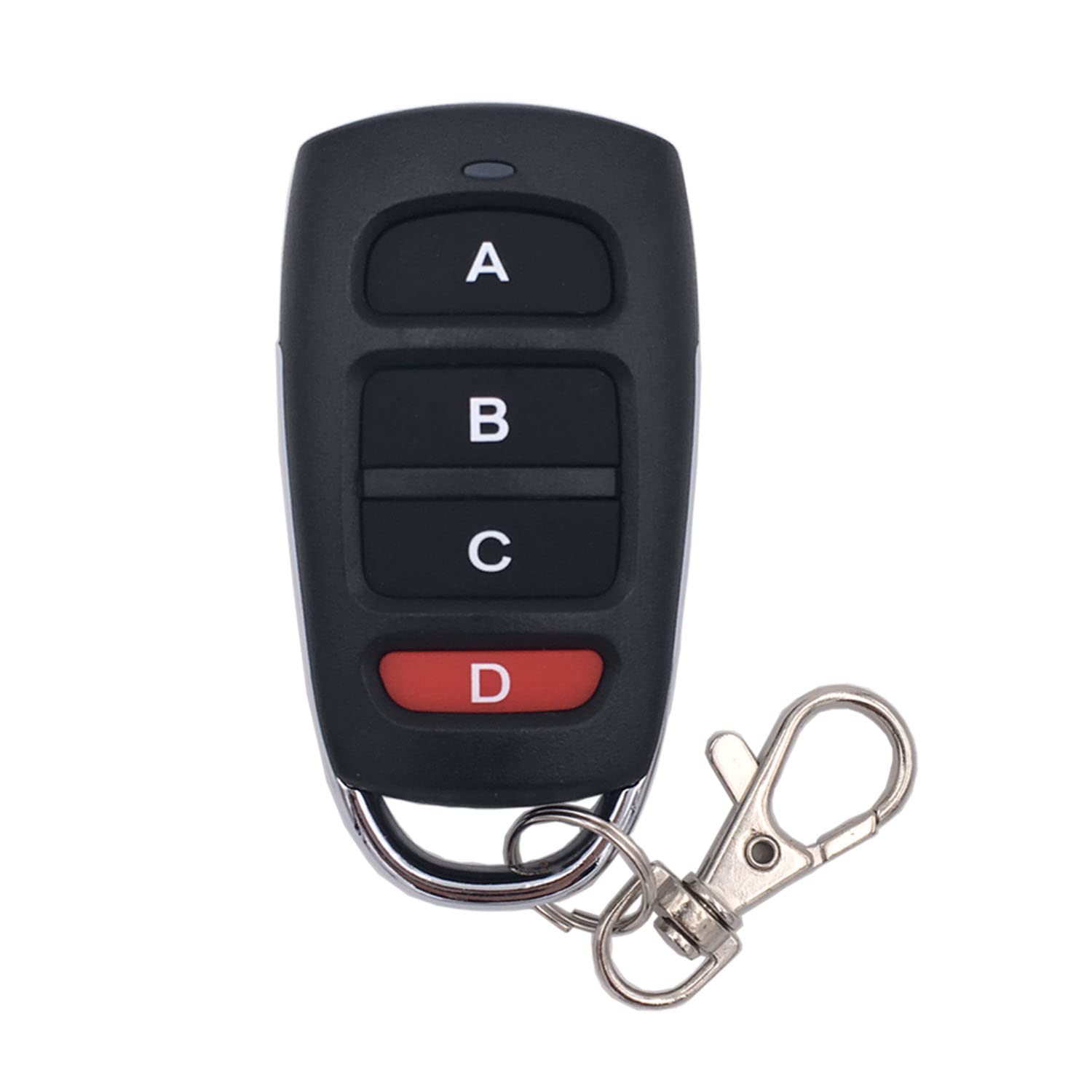 DieseRC 1527 Learning Code Wireless Remote Control Transmitter Keychain 433Mhz 4 Buttons, for use with DieseRC Receiver — image 1
