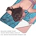 WWWW pido Yoga Towel Non Slip Sweat Absorbent Towel Convenient Widened Folded Fitness Blanket with Bag 72″x26″(Shore Flowers)thumb 2