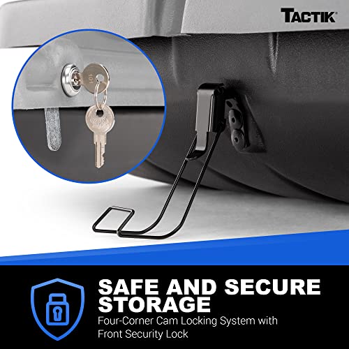 TACTIK Rooftop Cargo Carrier Box, Large Made in USA PatentPending