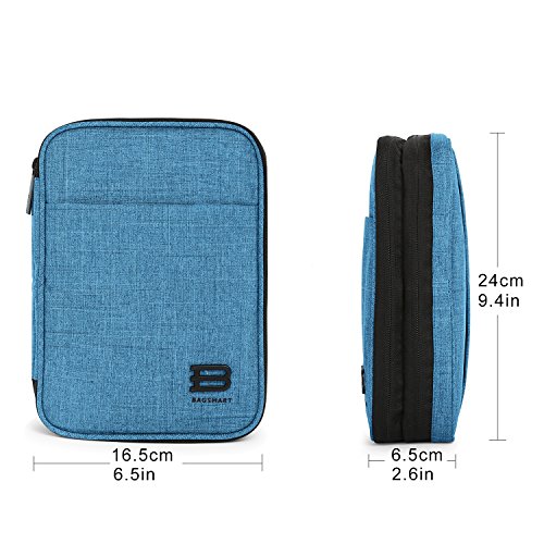 BAGSMART Electronic Organizer DoubleLayer Travel Cable Organizer