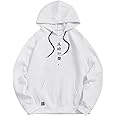 ZAFUL Men's Drawstring Hooded Sweatshirt Unisex Long Sleeve Hoodies Sweatshirts Casual Pullover