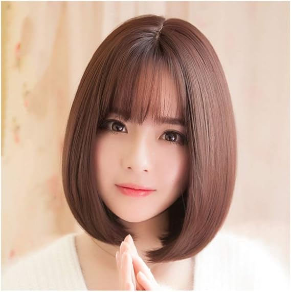 Amazon Co Jp ブルゾンちえみ かつら Yドウェインウィッグ女性ミドル ロング梨花頭前髪インサイドバックルロングストレートヘアーニート前髪w 00fe6 Color B 服 ファッション小物