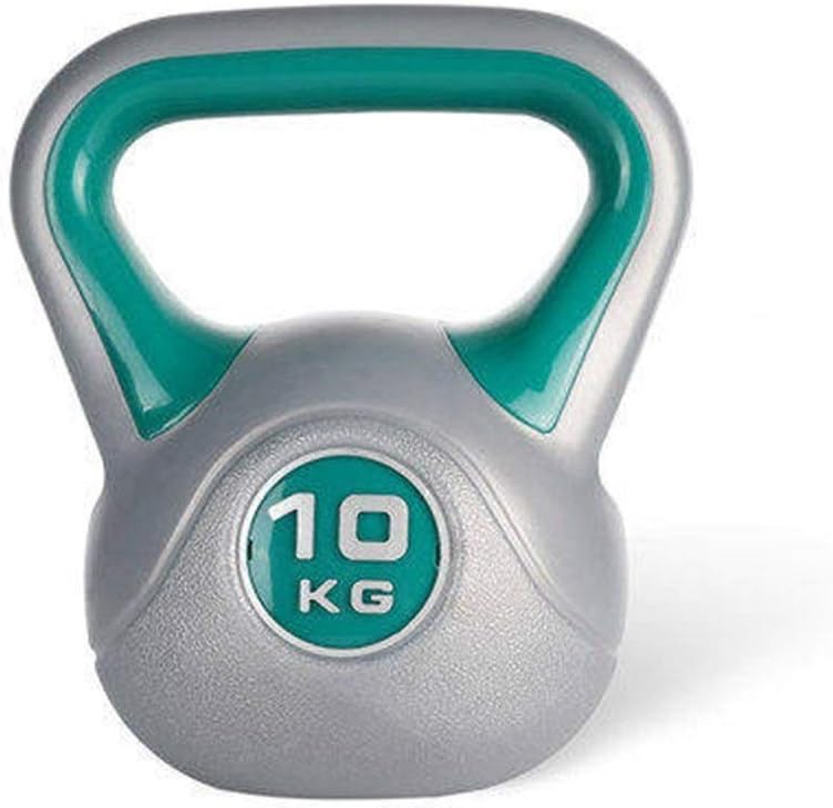Exercise Kettle Bell, Kettlebell Weights Cast Iron, Vinyl Coated Kettle Bell for Strength Training, Conditioning, and Fitness Home Gym Equipment for Both Men & Women