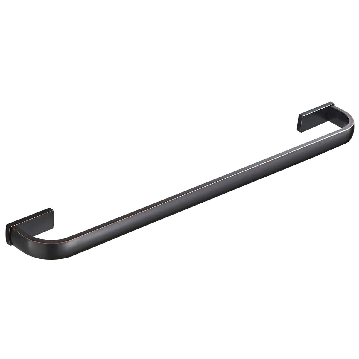 Flybath Towel Rail Bar Single Layer Brass Antique Holder Wall Mounted 57 cm / 22.44 inches, Oil Rubbed Bronze