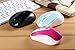 Wireless Gaming Mouse, VEGCOO C8 Silent Click Wireless Rechargeable Mouse with Colorful LED Lights and 2400/1600/1000 DPI 400mah Lithium Battery for Laptop and Computer (C2 Blue)