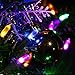 HAYATA Clear Bulbs Christmas Lights 100 LED 33ft Mini String Light - Fairy Lighting for Outdoor, Indoor, Garden, Landscape, Party, Home, Holiday, Garland, Christmas Tree Decorations (Multi Color)