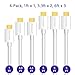 Micro USB Cable, Tronsmart [6 Pack] 20AWG Durable Charging Cable for Nexus, LG, Motorola, Android Smartphones (White, 1ft x 1,3.3ft x 2,6ft x 3)