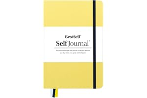 BESTSELF CO. BestSelf Self Journal 13-Week Productivity Journal with Prompts, Undated Planner and Guided Journal for Women and Men, Canary