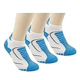 Facool Women's Moisture Wicking Athletic Cushion Hiking Camping Running Walking Ankle Socks 3/6 Pairs