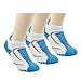 Facool Women's Moisture Wicking Athletic Cushion Hiking Camping Running Walking Ankle Socks 3/6 Pairs