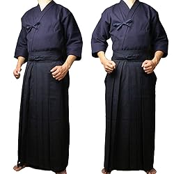 Japanese Kendo Uniform Set Aikido Samurai Hakama