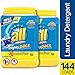 all Mighty Pacs Laundry Detergent, Stainlifter, 72 Count, 2 Tubs, 144 Total Loads