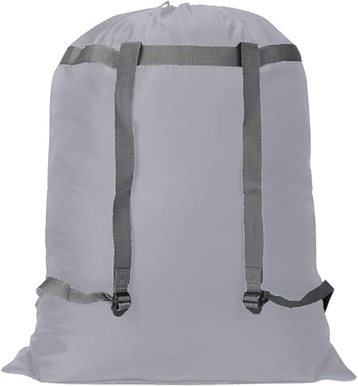 Amazon Com Extra Large Laundry Bag 26 X34 Sturdy Rip And Tear Resistant Polyester Material With Drawstring Closure Ideal Machine Washable Laundry Bags For College Dorm And Apartment Dwellers Grey Home Kitchen