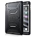 ULAK iPad Mini 4 Case, Hybrid Full-Body Protective Stand Case with Built-in Screen Protector & Kickstand for Apple iPad Mini 4 (2015 Release) (Black)