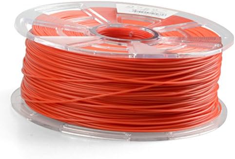 Easy Light 1.75mm PLA 3D Printers Filament, 2.2 lbs (1 KG) Spool, Red
