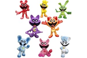 Lemoneon 8pcs Action Figure Toys - Cartoon Cute Animals Collectible Cake Toppers Party Favors Birthday Party Decorations