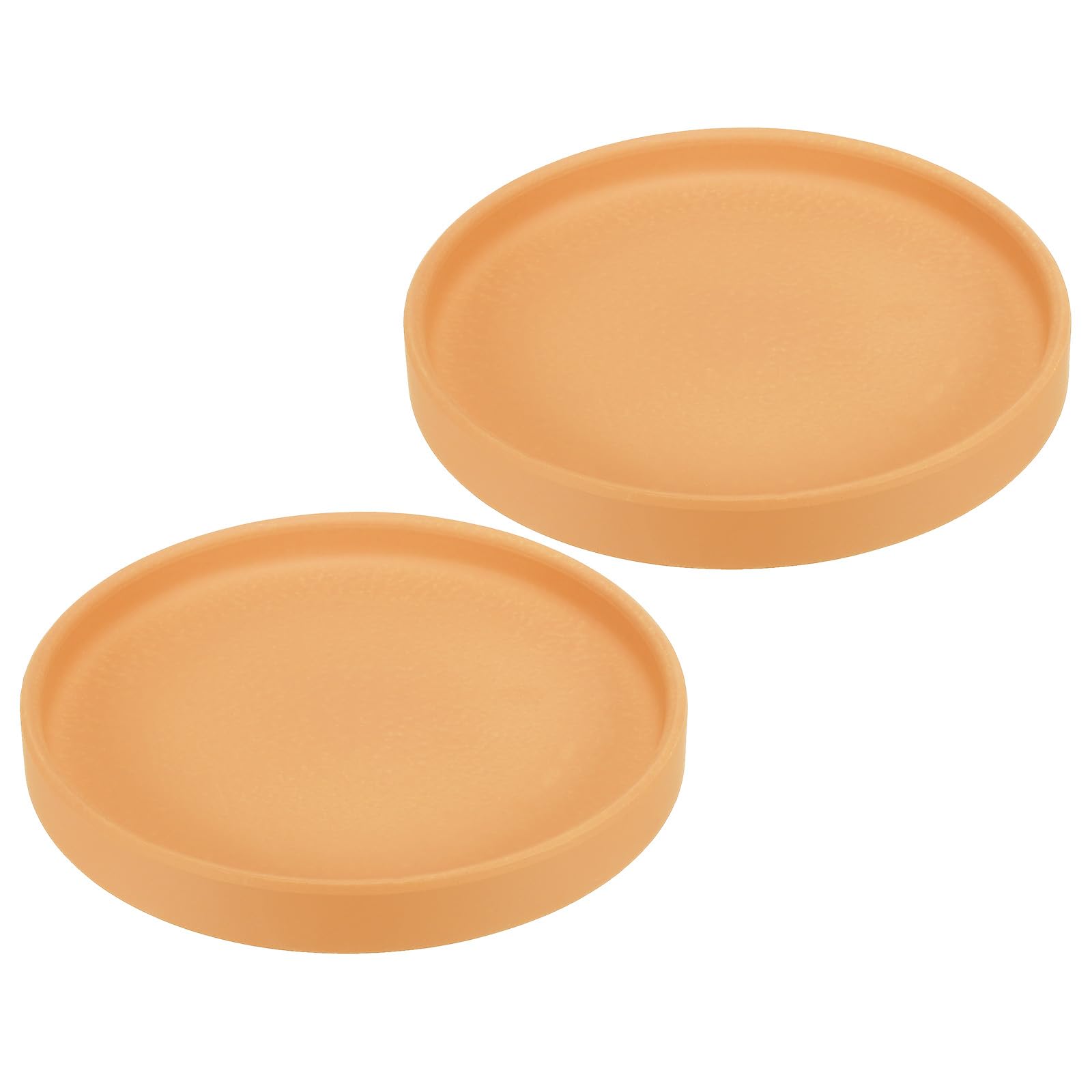 PATIKIL 6 Inch Round Ceramic Plant Saucer, 2 Pack Plant Saucer Tray Flower Planter Drip Tray for Indoors Outdoors Patio Balcony, Terracotta
