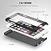 AICase iPhone 7 Plus Case, Ultra Thin Full Body Coverage Protection Soft PC [Dual Layer][Slim Fit] Case with Tempered Glass Screen Protector for iPhone 7 Plus (Rose)