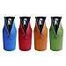 Beer Bottle Neoprene Collapsible, Assorted Colors Set of 4