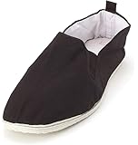 Cotton Sole Mens Kung Fu Closed Toe Slip On Shoes