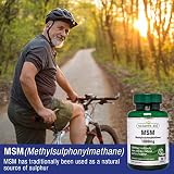 Natures Aid MSM 1000mg High Strength 90 Tablets Vegan Gluten Free view 8