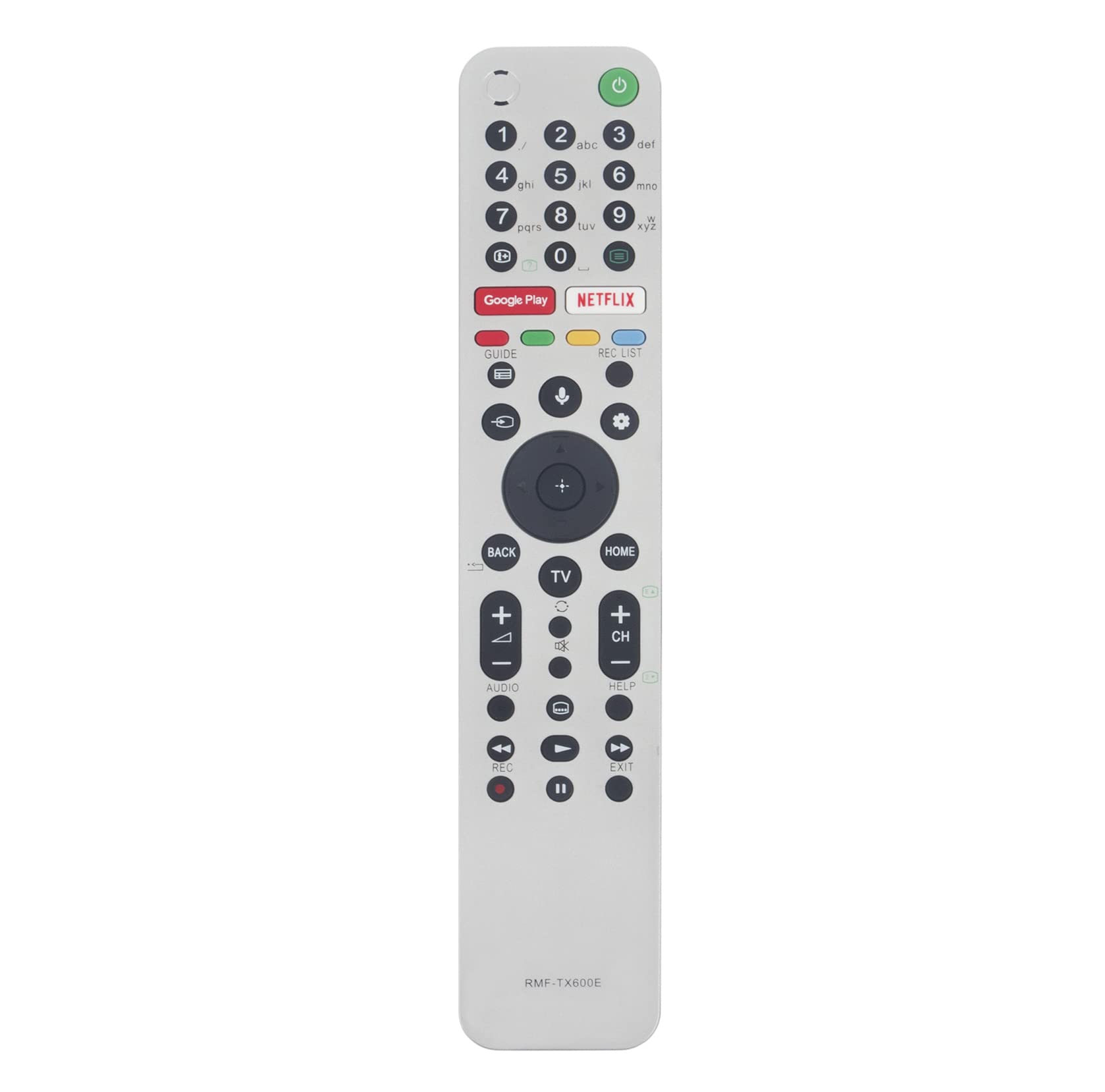 AULCMEET RMF-TX600E VOICE Replaced Remote Control Compatible with Sony 4K OLED Smart TV KD-55A85 KD-65A85 KD-55AG9 KD-65AG9 KD-43XH9196 KD-49XH8005 KD-49XH8077 KD-49XH8096 KD-49XH8505 KD-49XH8577