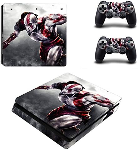 Playstation 4 Slim Vinyl Skin Decal God Of War Kratos