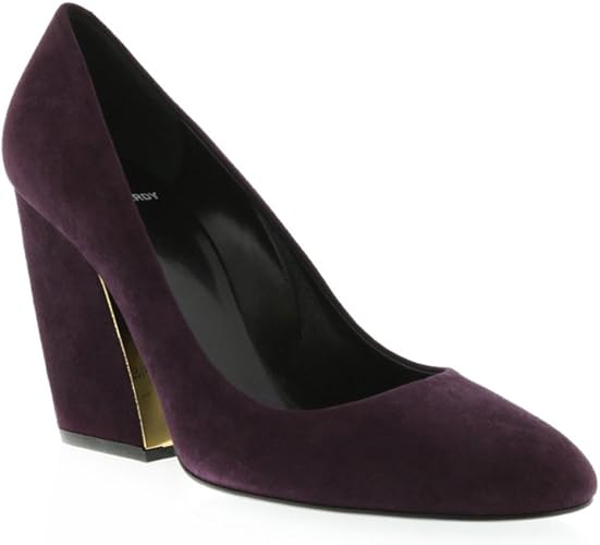 aubergine coloured shoes