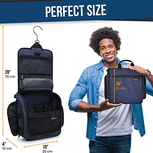 Hanging Travel Toiletry Bag for Men and Women – Large Cosmetics, Makeup and Toiletries Organizer Kit with 19 Compartments, YKK Zippers, XXL Metal Swivel Hook, Water-Resistant Nylon 7 Hanging Travel Toiletry Bag for Men and Women – Large Cosmetics, Makeup and Toiletries Organizer Kit with 19 Compartments, YKK Zippers, XXL Metal Swivel Hook, Water-Resistant Nylon