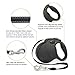 Youandme Retractable Dog Leash, 16 ft Dog Walking Leash for Medium Large Dogs up to 110lbs, Tangle Free, One Button Break & Lock, Reflective Ribbon Cord