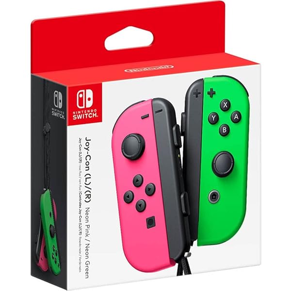 Amazon.com: Nintendo Switch Joy-Con (L) (R) Neon Green / Neon