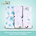 Premium Muslin Baby Swaddle Blanket for Deeper & Better Sleep. 3 Pack Cotton Baby Blankets Blue for Nursing, Receiving & Swaddling. Calms Cranky Newborn Boys. Baby Shower Gift for New Moms.