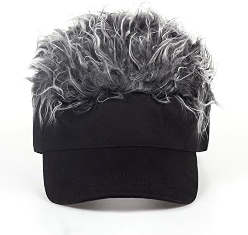 Lzty Baseball Cap Hot Novelty Baseball Cap Fake Flair Hair Sun