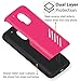 Orzly Grip-Pro Case for MOTO G4 & G4 PLUS SmartPhone (2016 Lenovo / Motorola Model) - Durable & Light-Weight Twin Layer Case for Added Grip & Protection - PINK