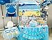 LIITA 38 Pack Cute Shark Party Decorations - Happy Birthday Banner,Mini Shark Balloons,Cake Topper-Shark Theme Party Supplies