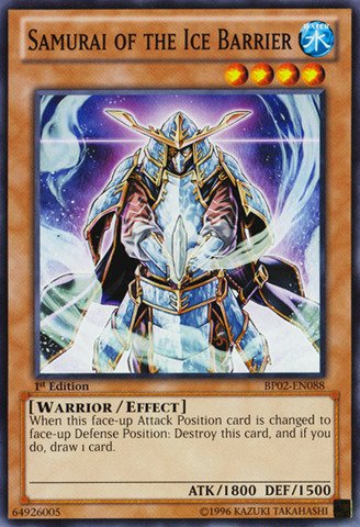 Yu-Gi-Oh! - Samurai of the Ice Barrier (BP02-EN088) - Battle Pack 2: War of the Giants - 1st Edition - Common