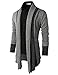 H2H Mens Clergy Cardigan Sweater GRAY US S/Asia M (KMOCAL012)