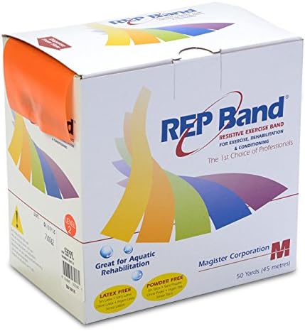 REP Bands - Level 2, Color: Orange, 4'' x 50 yards