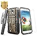 Galaxy S4 Case, NageBee Built-in Kickstand Full-Body Shockproof Armor Belt Clip Holster Heavy Duty Protective Rugged Durable Case w/[Tempered Glass Screen Protector] for Samsung Galaxy S4 I9500 -Camo