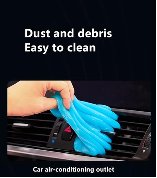 CLEANING GEL FOR CAR | CAR CLEANING KIT | UNIVERSAL DETAILING AUTOMOTIVE DUST CAR CREVICE CLEANER | AUTO AIR VENT INTERIOR DETAIL REMOVAL PUTTY | CLEANER FOR CAR VENTS, KEYBOARDS, CAMERAS
