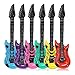 NUOLUX 6pcs Inflatable Guitar Toys for Party Decoration (Random Color)