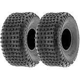 MMG 16x8-7 (205/55-7) Tire Set of 2, Model P94, Sport/Racing | Knobby tread, Excellent grip multi-surface, Great acceleration/braking/cornering, Fits 50cc ATVs