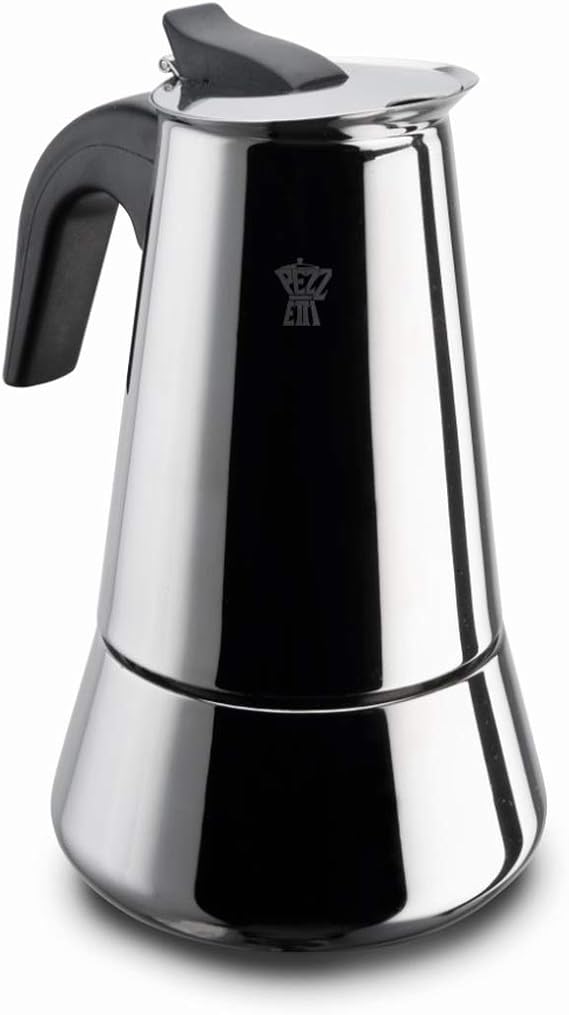Pezzetti Stainless Steel Induction StoveTop Espresso Coffee Maker Moka