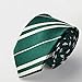 Kiwi Power School Tie Cosplay Party for Harry Potter Costume Accessory Halloween Party Slytherin (Green)